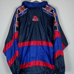 Shop 1995/97 BARCELONA TRACK JACKET (XL) KAPPA, classic football shirts, vintage football shirts & retro soccer jerseys at Cult Kits