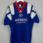 Shop 1992/94 RANGERS HOME SHIRT (M) ADIDAS, classic football shirts, vintage football shirts & retro soccer jerseys at Cult Kits