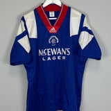 Shop 1992/94 RANGERS HOME SHIRT (M) ADIDAS, classic football shirts, vintage football shirts & retro soccer jerseys at Cult Kits