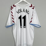 Shop 2004/05 ASTON VILLA SOLANO #11 AWAY SHIRT (XL) HUMMEL, classic football shirts, vintage football shirts & retro soccer jerseys at Cult Kits