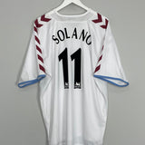 Shop 2004/05 ASTON VILLA SOLANO #11 AWAY SHIRT (XL) HUMMEL, classic football shirts, vintage football shirts & retro soccer jerseys at Cult Kits