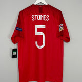 Shop 2018/19 ENGLAND STONES #5 *BNWT* AWAY SHIRT (XL) NIKE, classic football shirts, vintage football shirts & retro soccer jerseys at Cult Kits