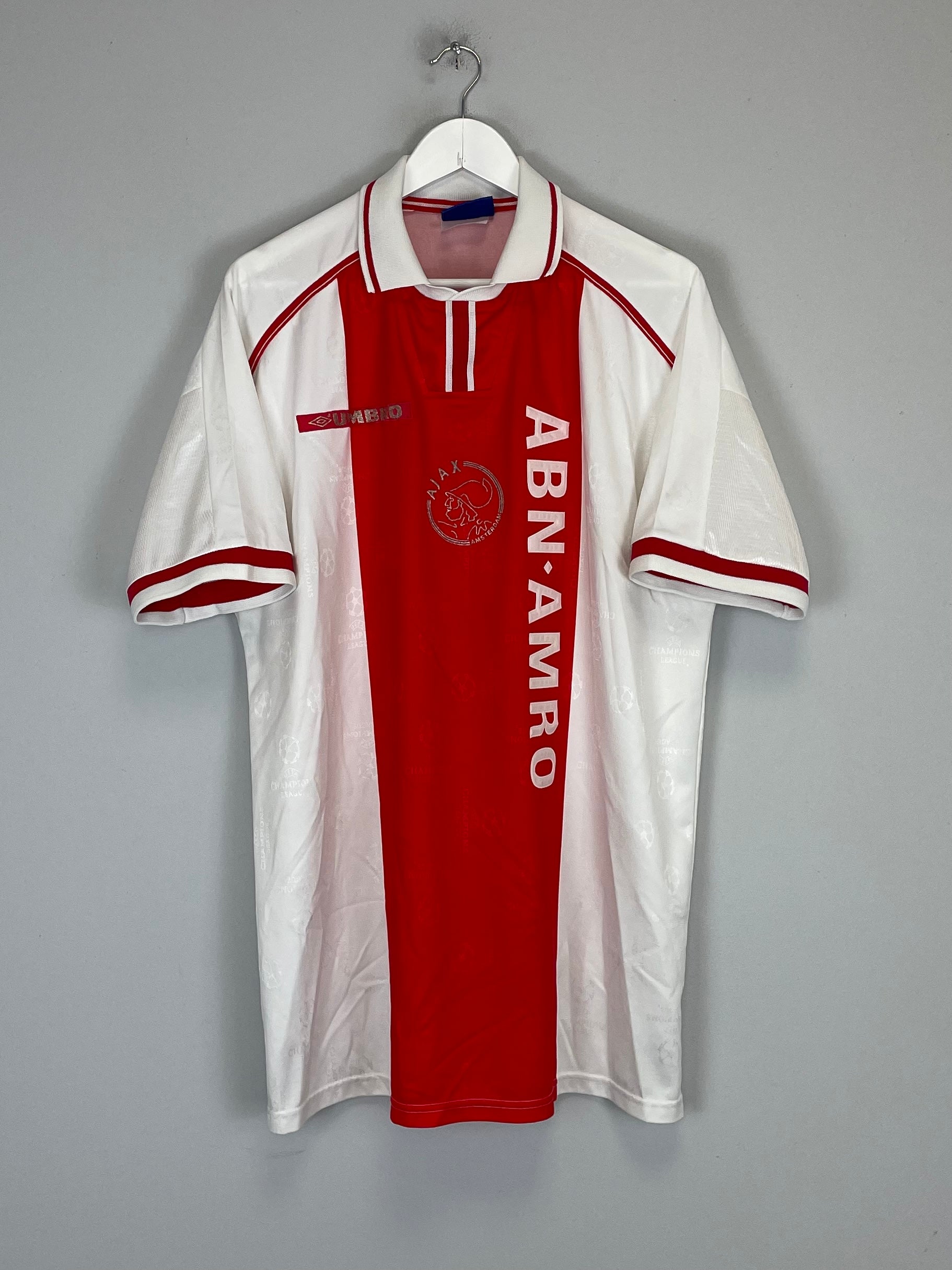 Shop 1996/97 AJAX ARVELADZE #24 SPECIAL C/L HOME SHIRT (XL) UMBRO, classic football shirts, vintage football shirts & retro soccer jerseys at Cult Kits