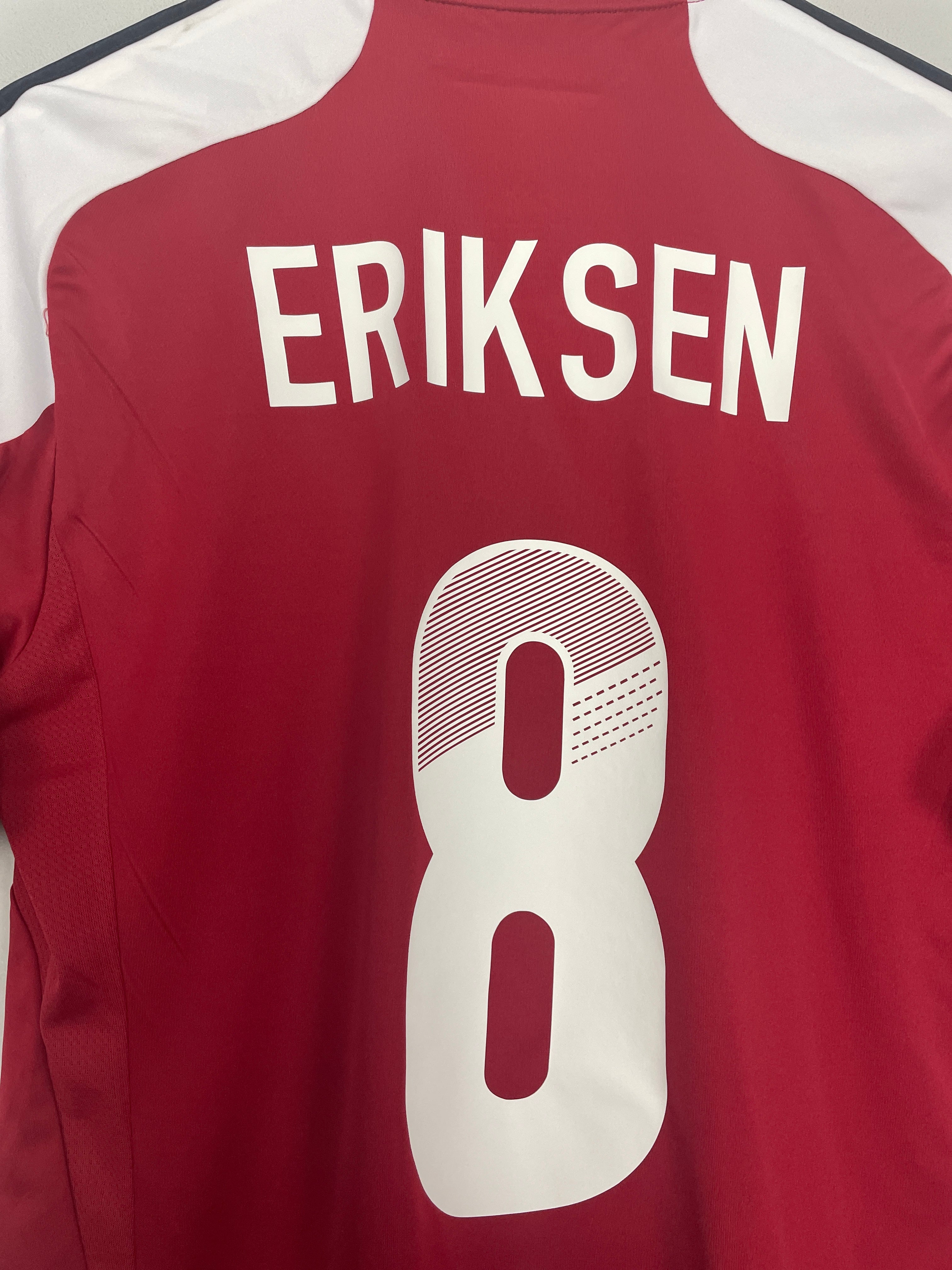 Shop 2012/13 DENMARK ERIKSEN #8 HOME SHIRT (S) ADIDAS, classic football shirts, vintage football shirts & retro soccer jerseys at Cult Kits