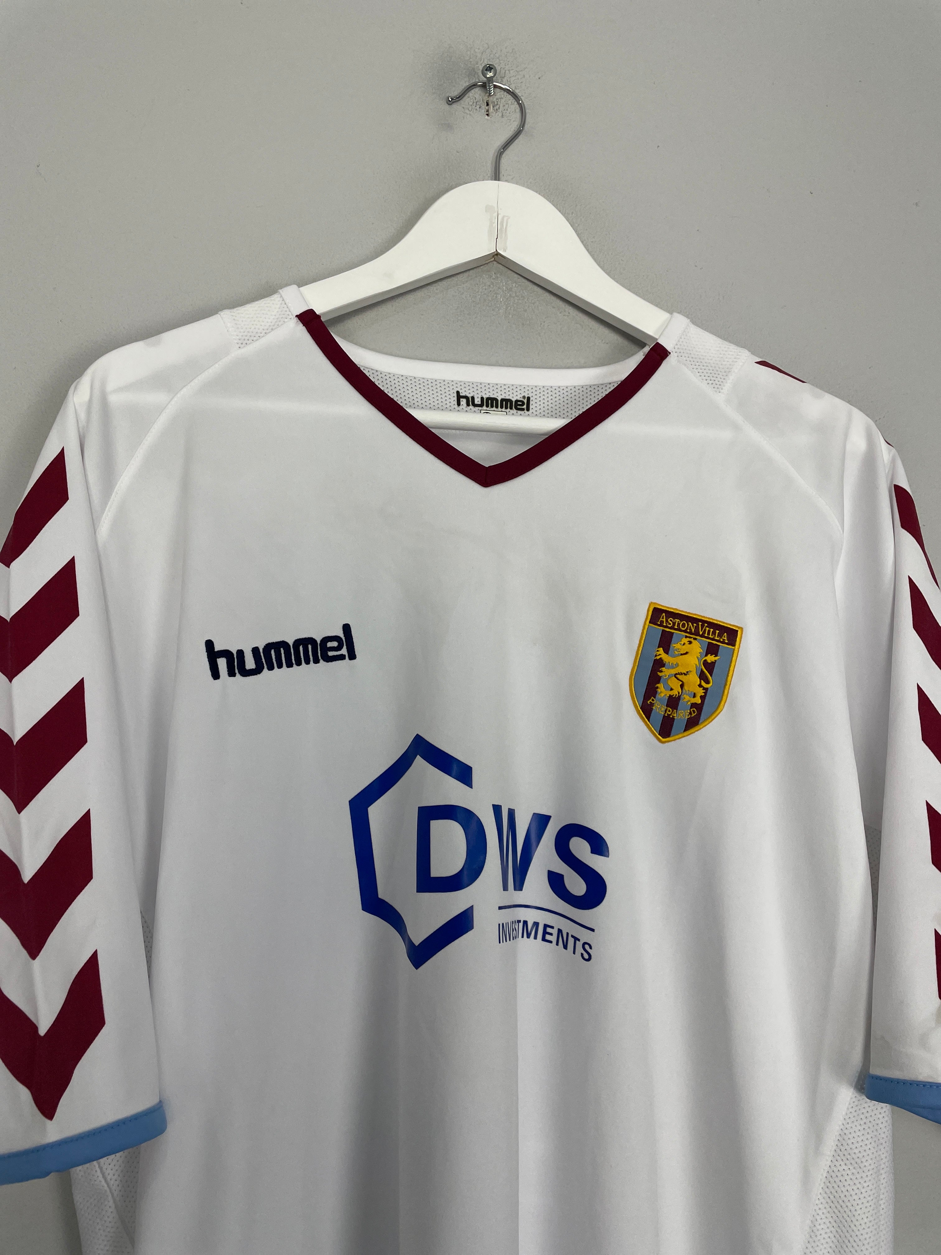 Shop 2004/05 ASTON VILLA SOLANO #11 AWAY SHIRT (XL) HUMMEL, classic football shirts, vintage football shirts & retro soccer jerseys at Cult Kits