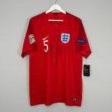 Shop 2018/19 ENGLAND STONES #5 *BNWT* AWAY SHIRT (XL) NIKE, classic football shirts, vintage football shirts & retro soccer jerseys at Cult Kits