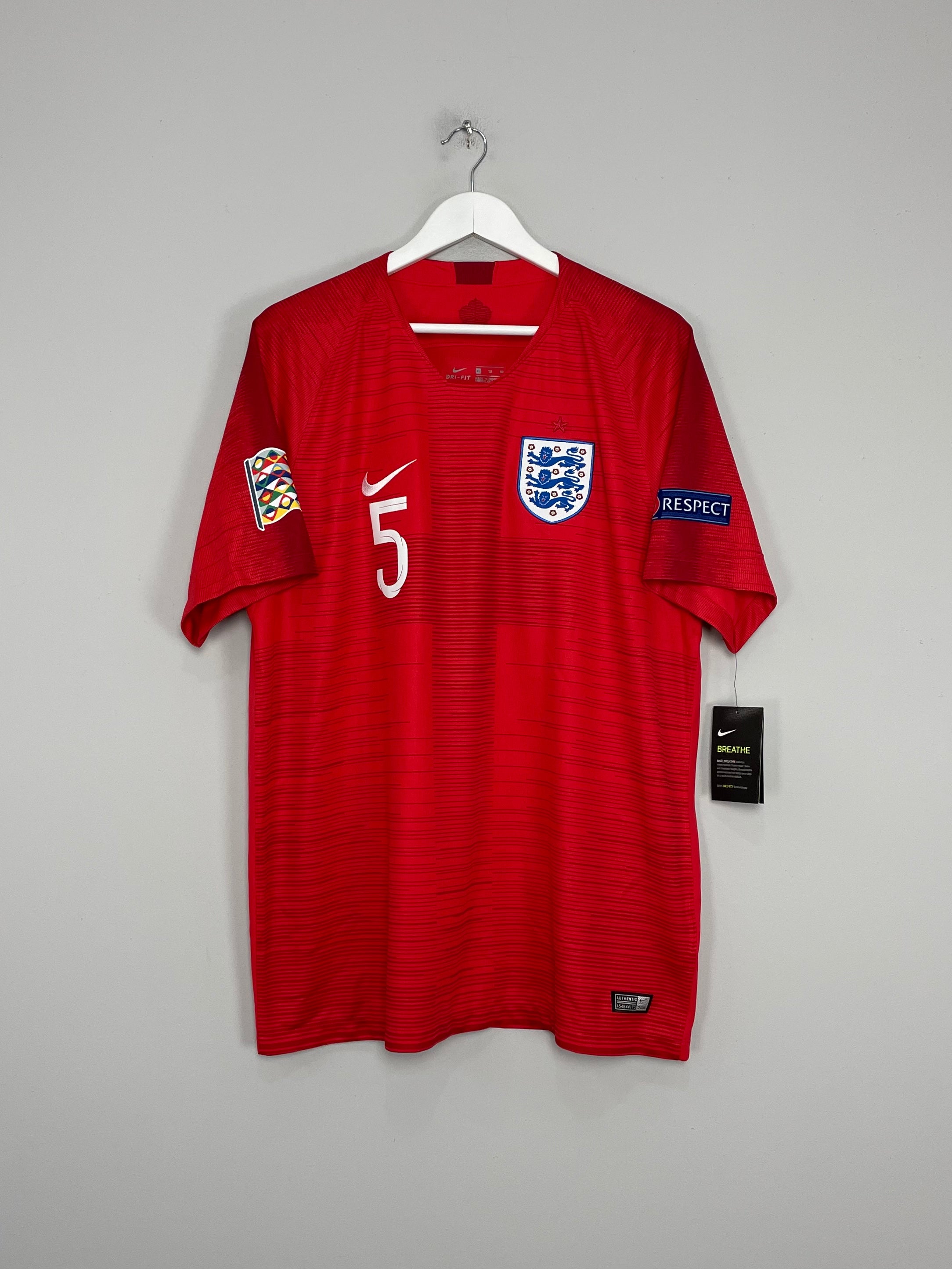 Shop 2018/19 ENGLAND STONES #5 *BNWT* AWAY SHIRT (XL) NIKE, classic football shirts, vintage football shirts & retro soccer jerseys at Cult Kits