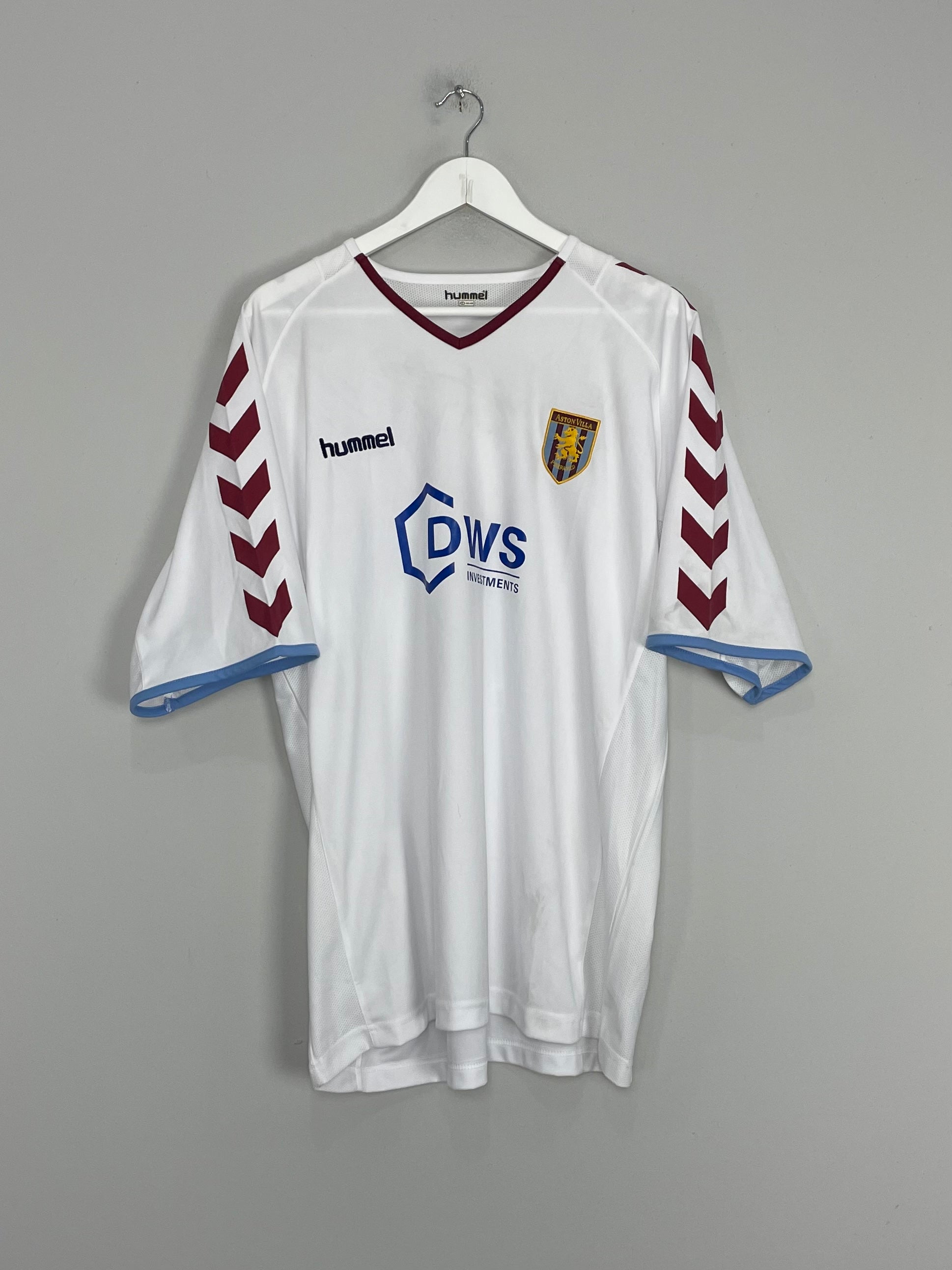 Shop 2004/05 ASTON VILLA SOLANO #11 AWAY SHIRT (XL) HUMMEL, classic football shirts, vintage football shirts & retro soccer jerseys at Cult Kits