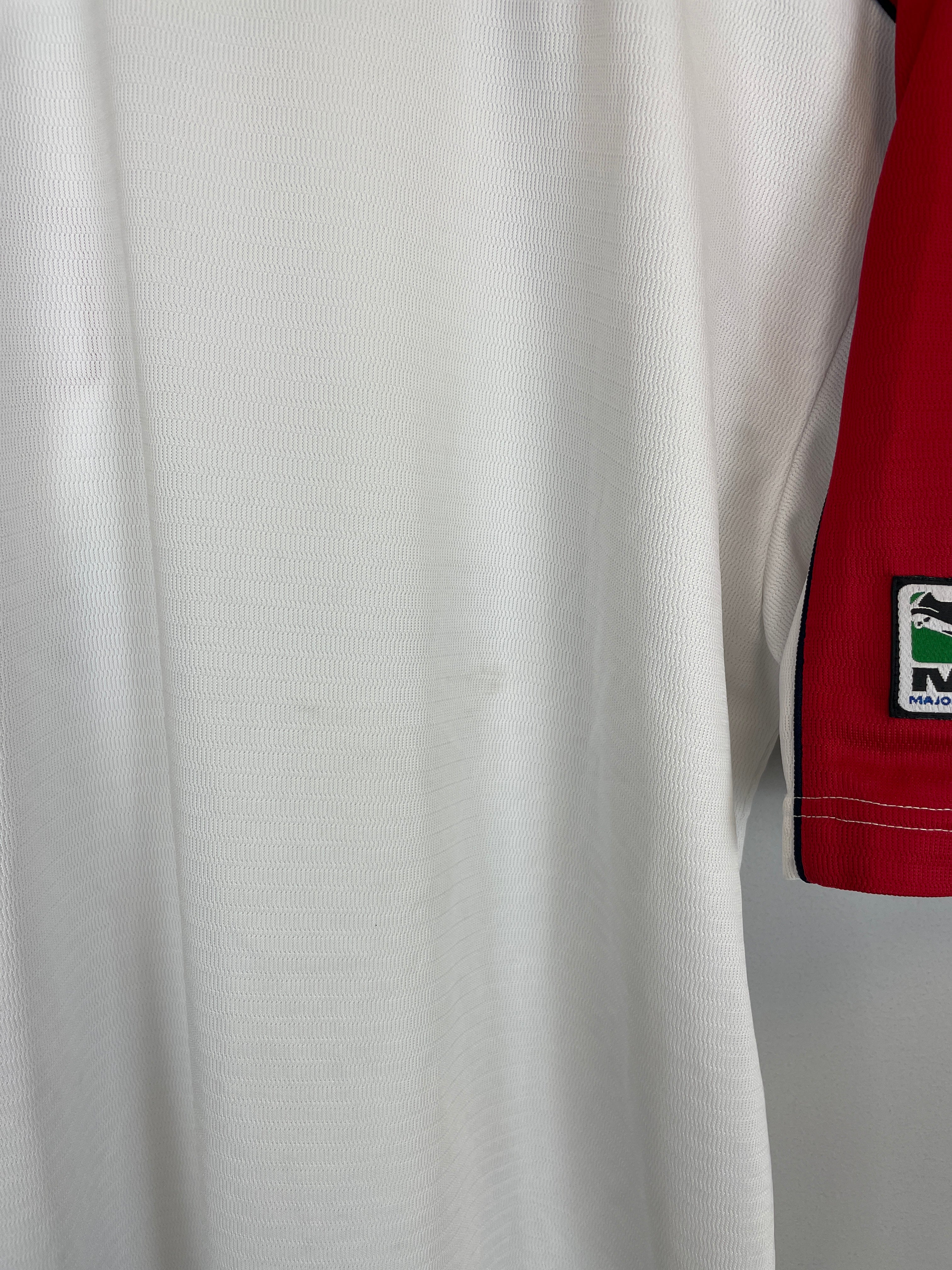 Shop 1999 NEW ENGLAND REVOLUTION AWAY SHIRT (L) REEBOK, classic football shirts, vintage football shirts & retro soccer jerseys at Cult Kits