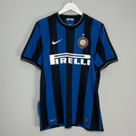 Shop 2009/10 INTER MILAN ETO'O HOME SHIRT (L) NIKE, classic football shirts, vintage football shirts & retro soccer jerseys at Cult Kits
