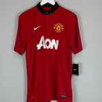 Shop 2013/14 MANCHESTER UNITED V.PERSIE #20 *BNWT* HOME SHIRT (L) NIKE, classic football shirts, vintage football shirts & retro soccer jerseys at Cult Kits