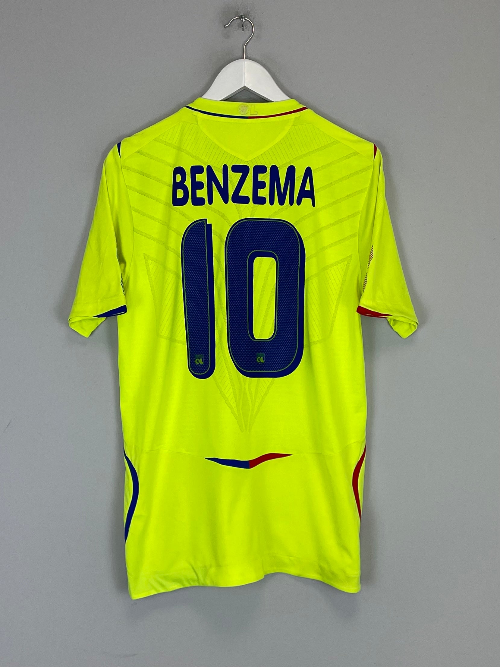 Shop 2008/09 LYON BENZEMA #10 THIRD SHIRT (M) ADIDAS, classic football shirts, vintage football shirts & retro soccer jerseys at Cult Kits