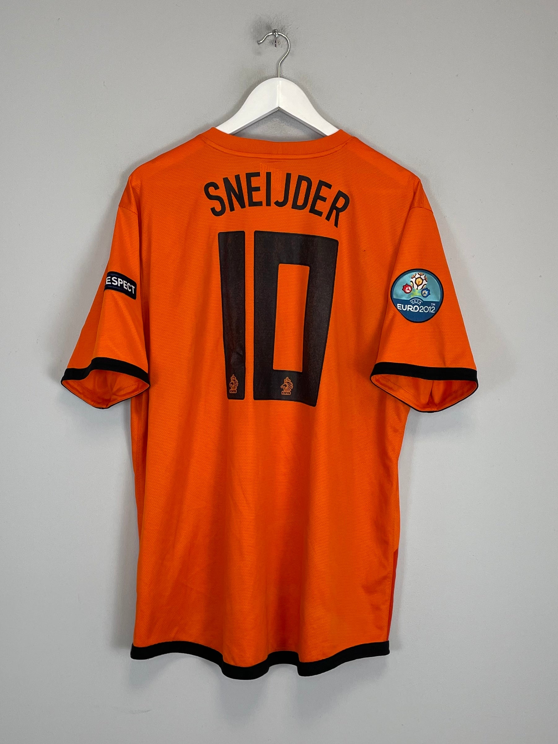 Shop 2012/13 NETHERLANDS SNEIJDER #10 HOME SHIRT (XL) NIKE, classic football shirts, vintage football shirts & retro soccer jerseys at Cult Kits