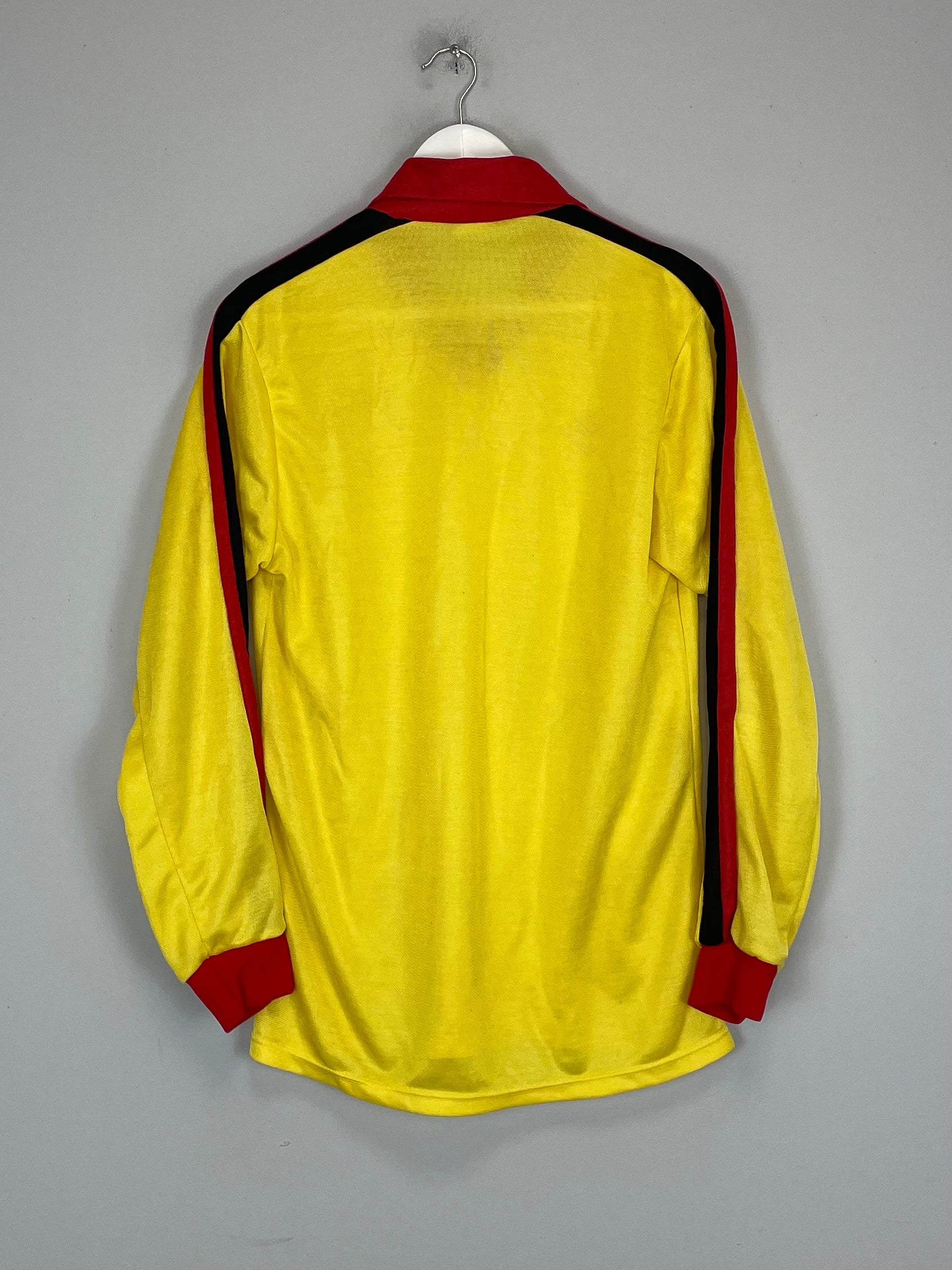 Shop 1978/92 WATFORD L/S HOME SHIRT (M) UMBRO, classic football shirts, vintage football shirts & retro soccer jerseys at Cult Kits