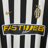 Shop 2003/04 JUVENTUS TREZEGUET #17 HOME SHIRT (L) NIKE, classic football shirts, vintage football shirts & retro soccer jerseys at Cult Kits