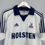 Shop 1999/01 TOTTENHAM FERDINAND #9 HOME SHIRT (S) ADIDAS, classic football shirts, vintage football shirts & retro soccer jerseys at Cult Kits