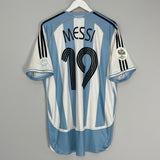 Shop 2006/07 ARGENTINA MESSI #19 HOME SHIRT (L) ADIDAS, classic football shirts, vintage football shirts & retro soccer jerseys at Cult Kits