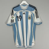 Shop 2006/07 ARGENTINA MESSI #19 HOME SHIRT (L) ADIDAS, classic football shirts, vintage football shirts & retro soccer jerseys at Cult Kits