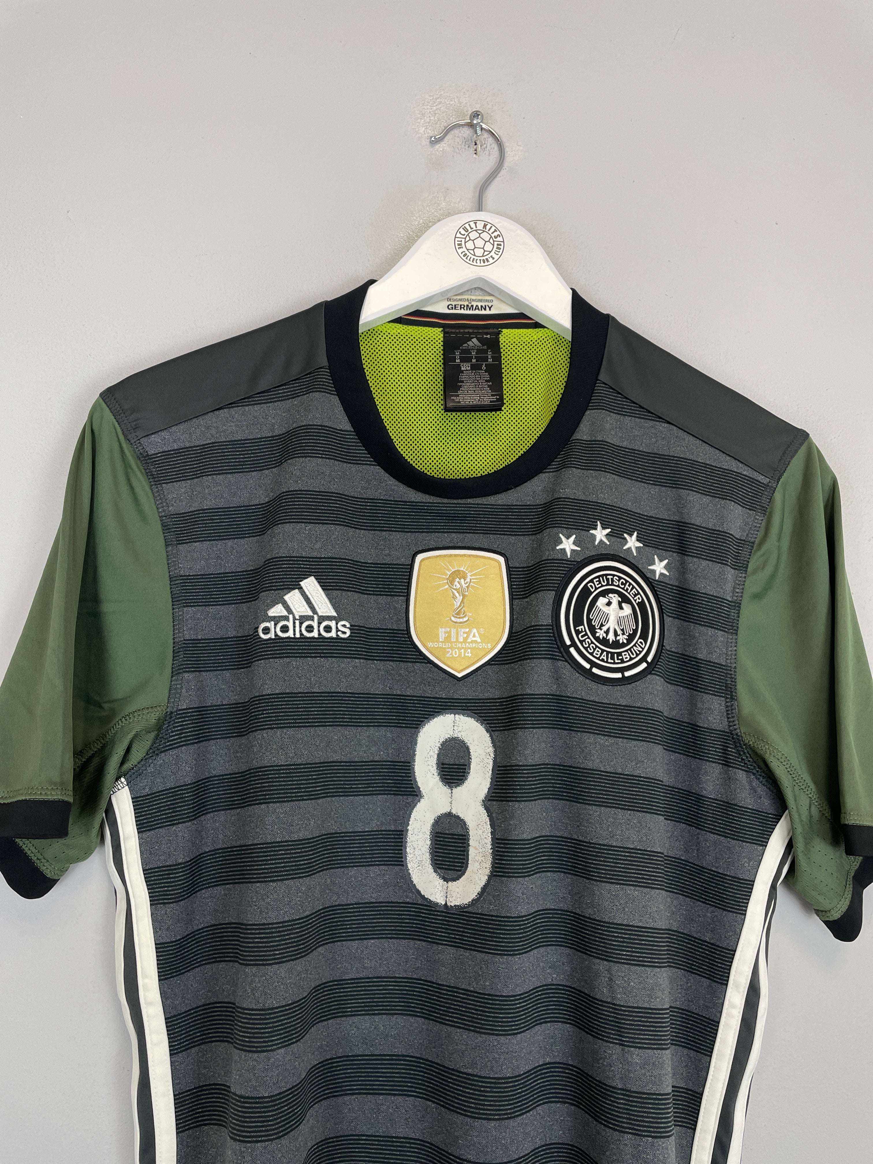Shop 2015/16 GERMANY OZIL #8 AWAY SHIRT (M) ADIDAS, classic football shirts, vintage football shirts & retro soccer jerseys at Cult Kits