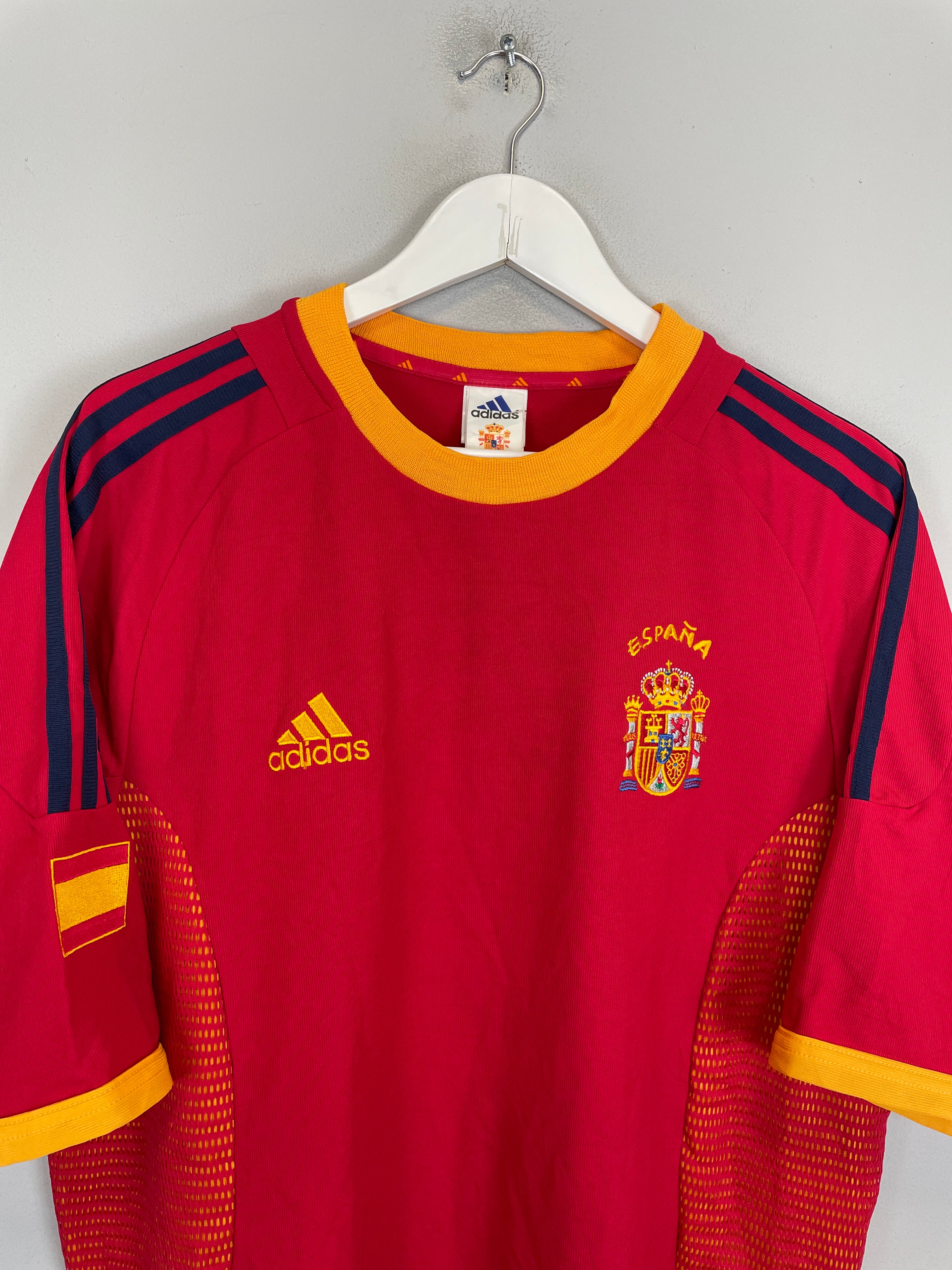 Shop 2002/04 SPAIN RAUL #7 HOME SHIRT (L) ADIDAS, classic football shirts, vintage football shirts & retro soccer jerseys at Cult Kits