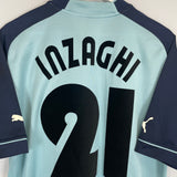 Shop 2002/03 LAZIO INZAGHI #21 THIRD SHIRT (L) PUMA, classic football shirts, vintage football shirts & retro soccer jerseys at Cult Kits