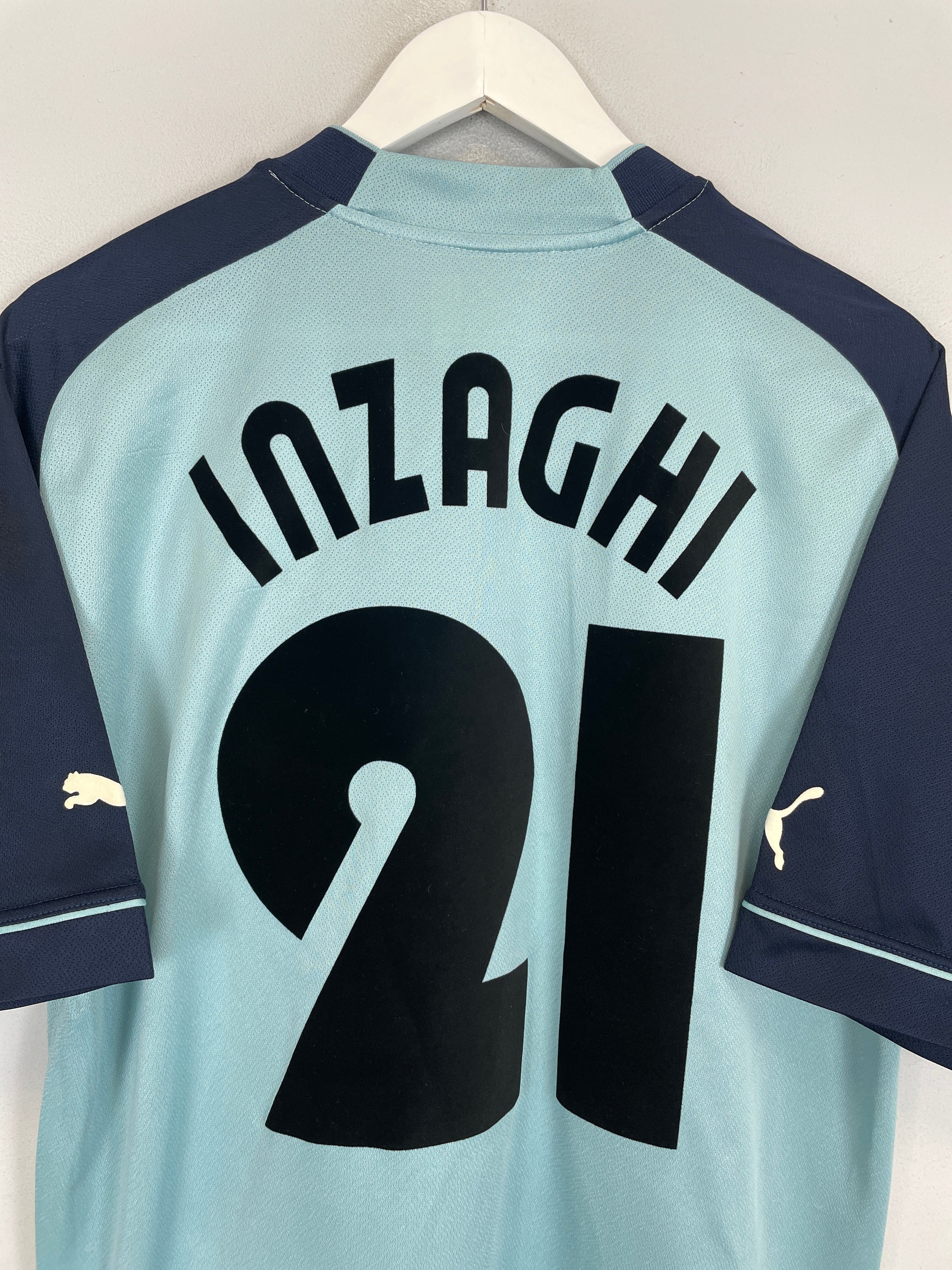 Shop 2002/03 LAZIO INZAGHI #21 THIRD SHIRT (L) PUMA, classic football shirts, vintage football shirts & retro soccer jerseys at Cult Kits
