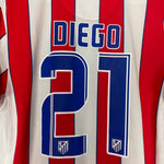 Shop 2011/12 ATLETICO MADRID DIEGO #21 HOME SHIRT (M) NIKE, classic football shirts, vintage football shirts & retro soccer jerseys at Cult Kits