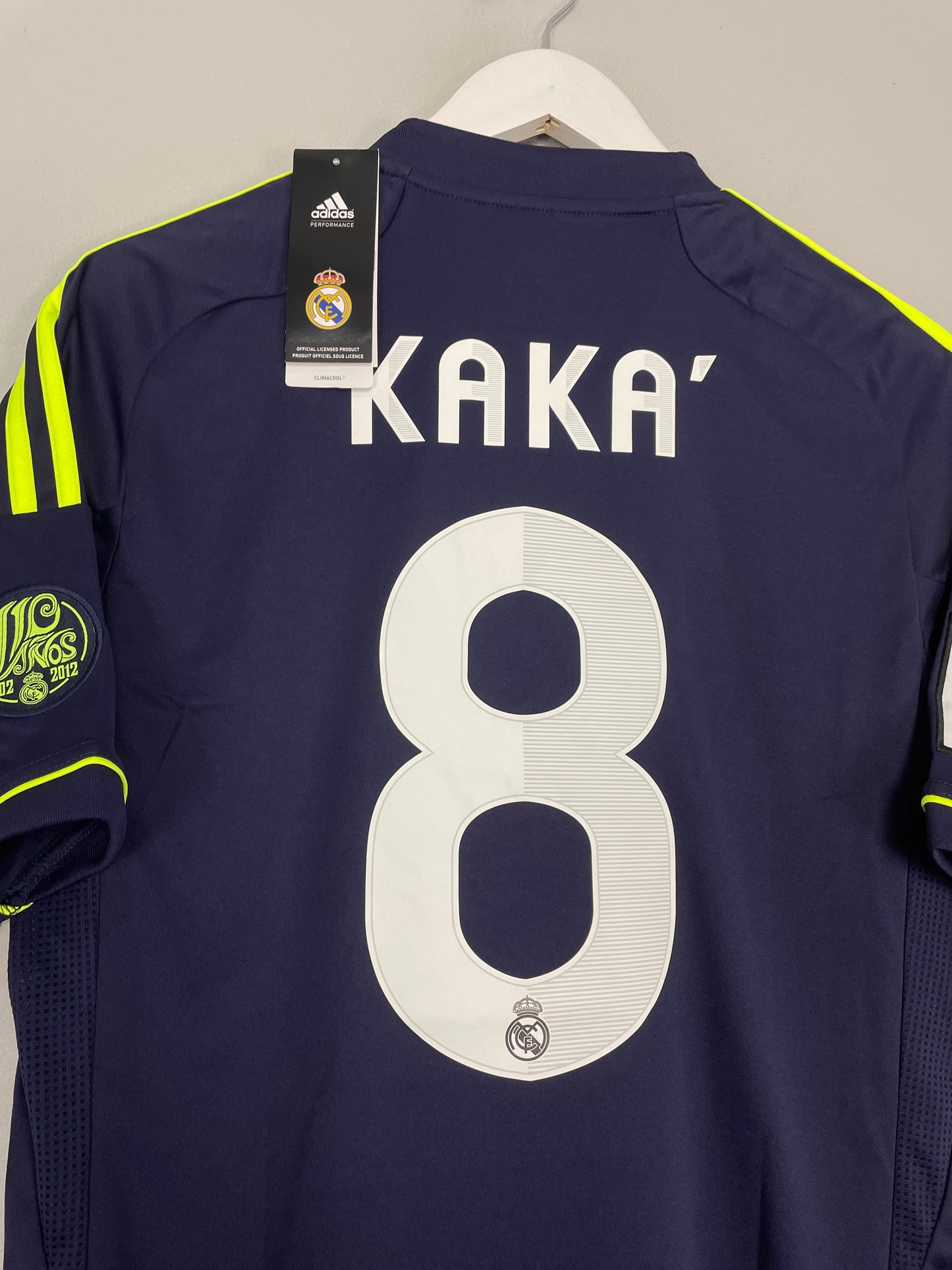 2012/13 REAL MADRID KAKA #8 *BNWT* AWAY SHIRT (S) ADIDAS