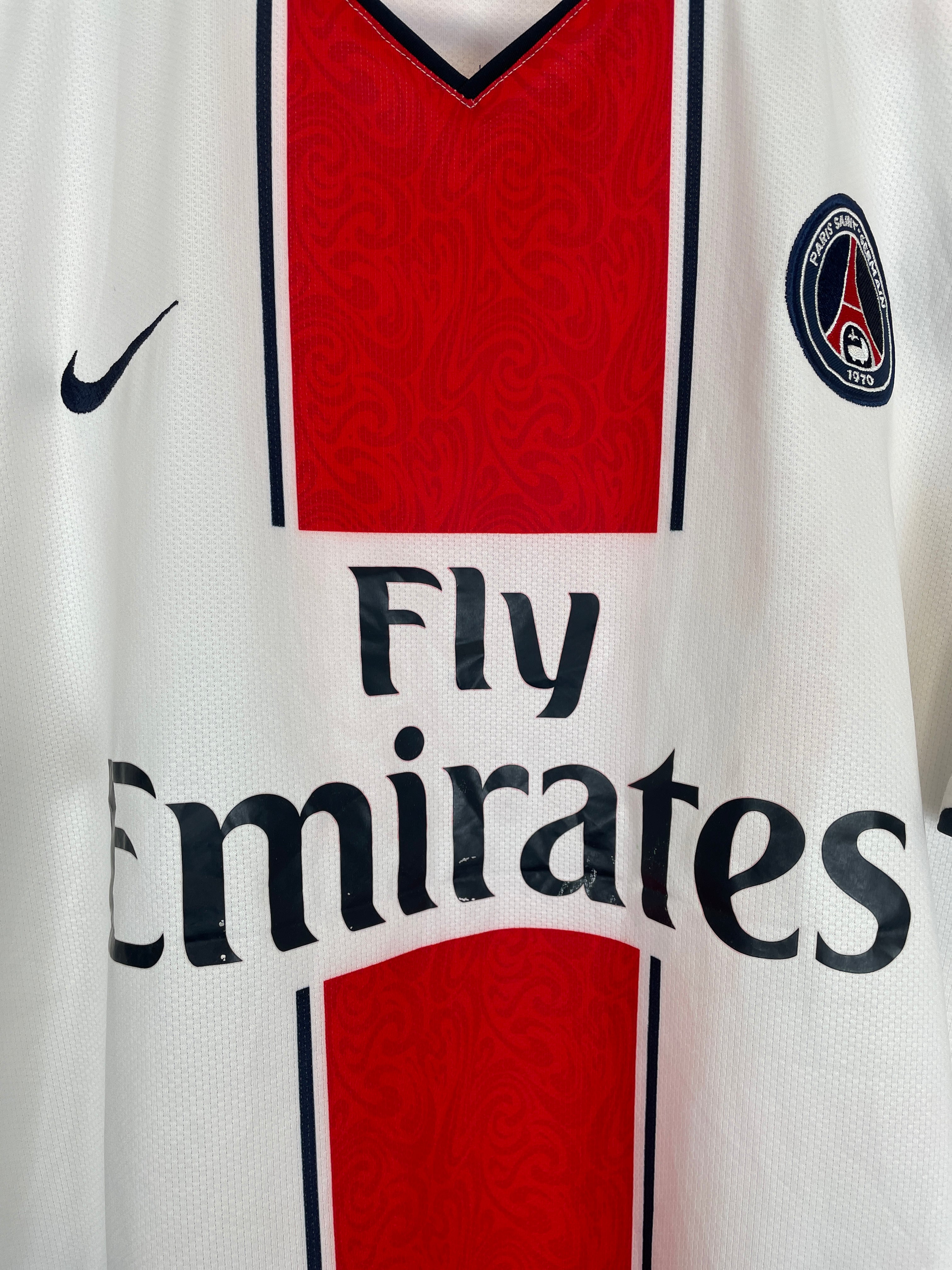 Shop 2007/08 PSG AWAY SHIRT (XL) NIKE, classic football shirts, vintage football shirts & retro soccer jerseys at Cult Kits