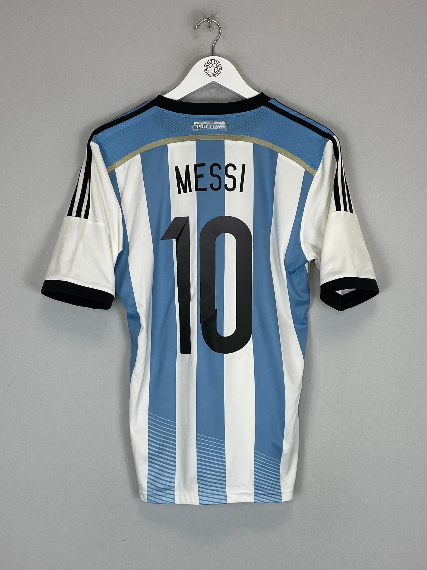 Shop 2013/15 ARGENTINA MESSI #10 HOME SHIRT (M) ADIDAS, classic football shirts, vintage football shirts & retro soccer jerseys at Cult Kits