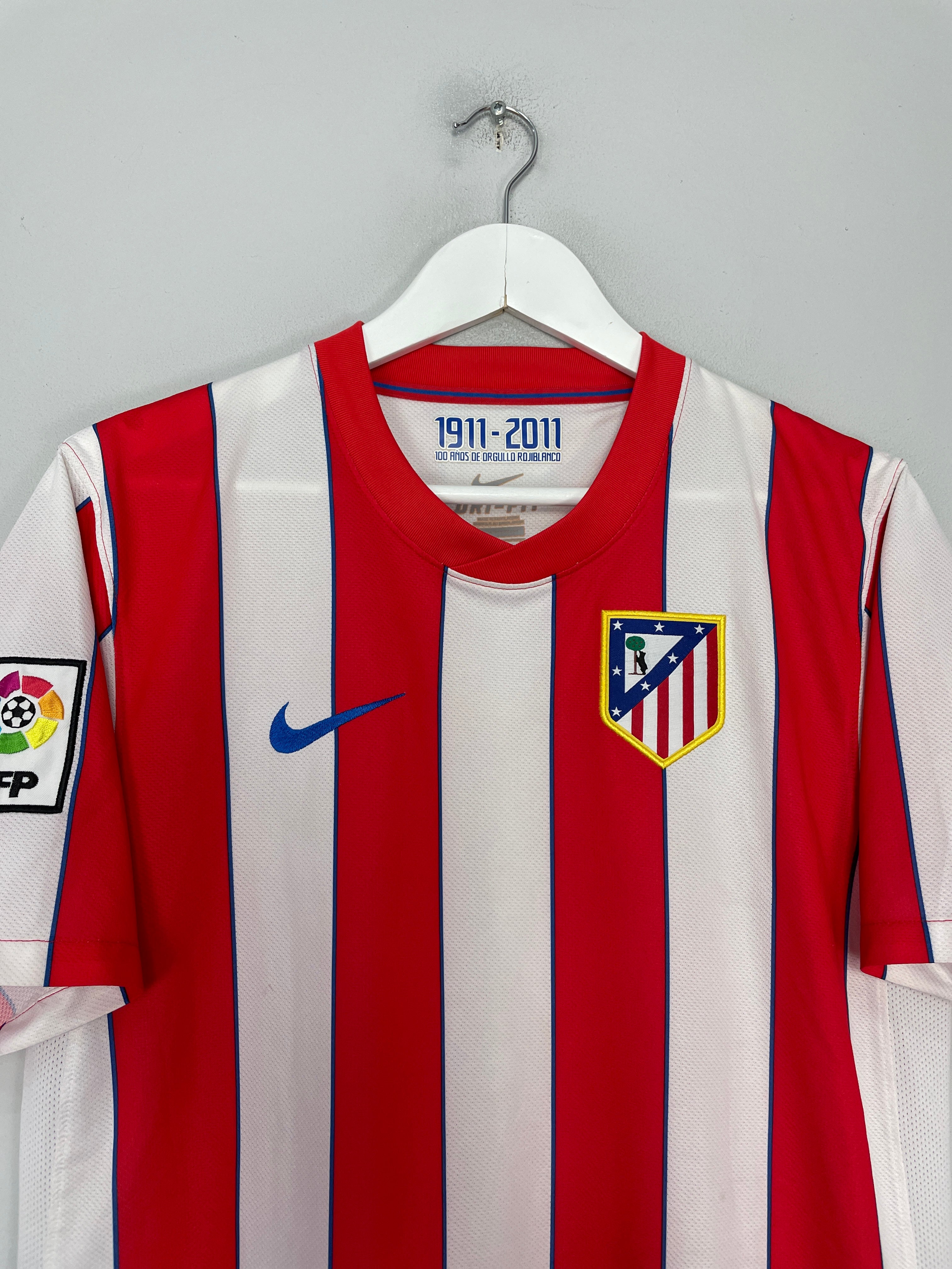 Shop 2011/12 ATLETICO MADRID DIEGO #21 HOME SHIRT (M) NIKE, classic football shirts, vintage football shirts & retro soccer jerseys at Cult Kits