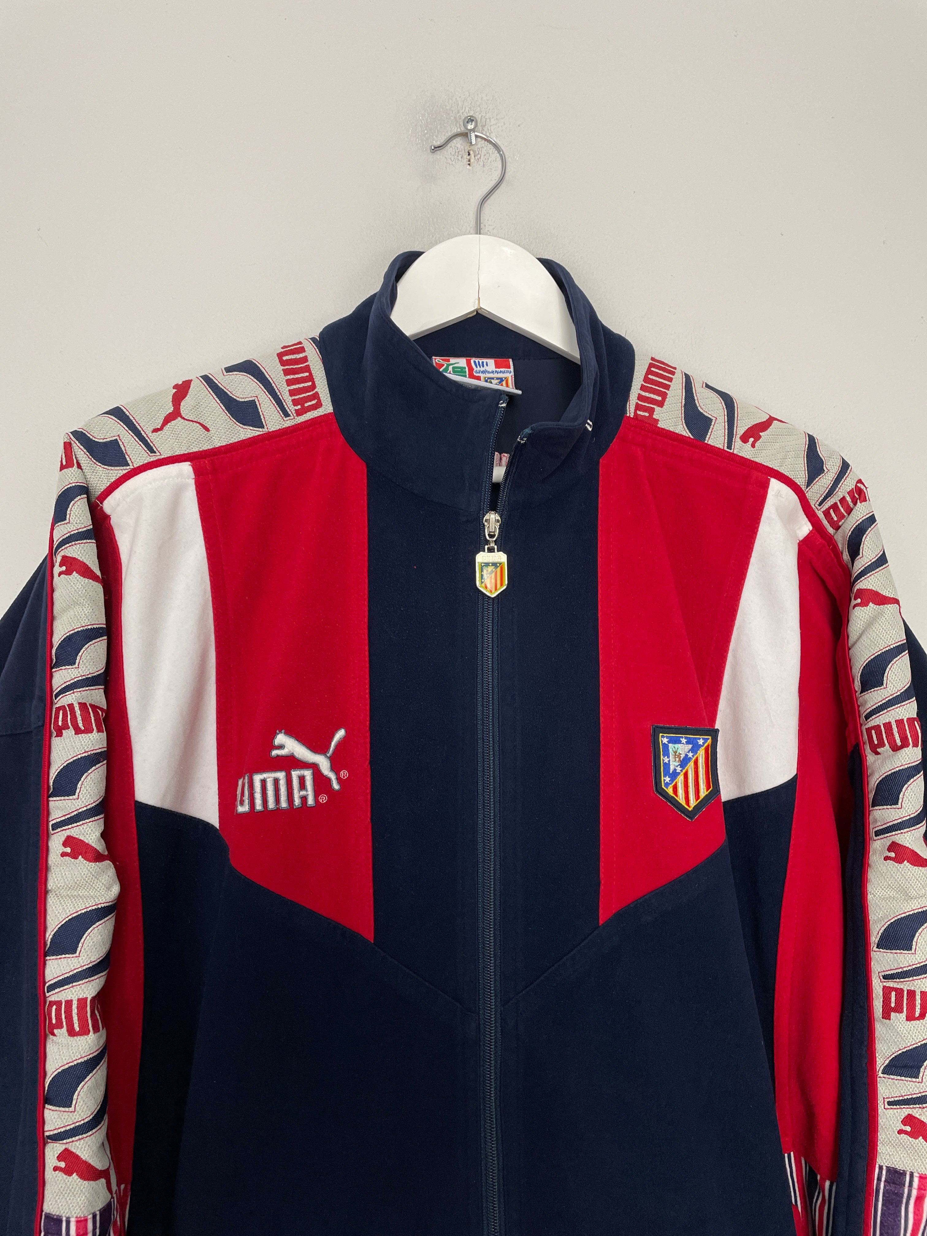 Shop 1994/95 ATLETICO MADRID TRACK JACKET (XXL) PUMA, classic football shirts, vintage football shirts & retro soccer jerseys at Cult Kits