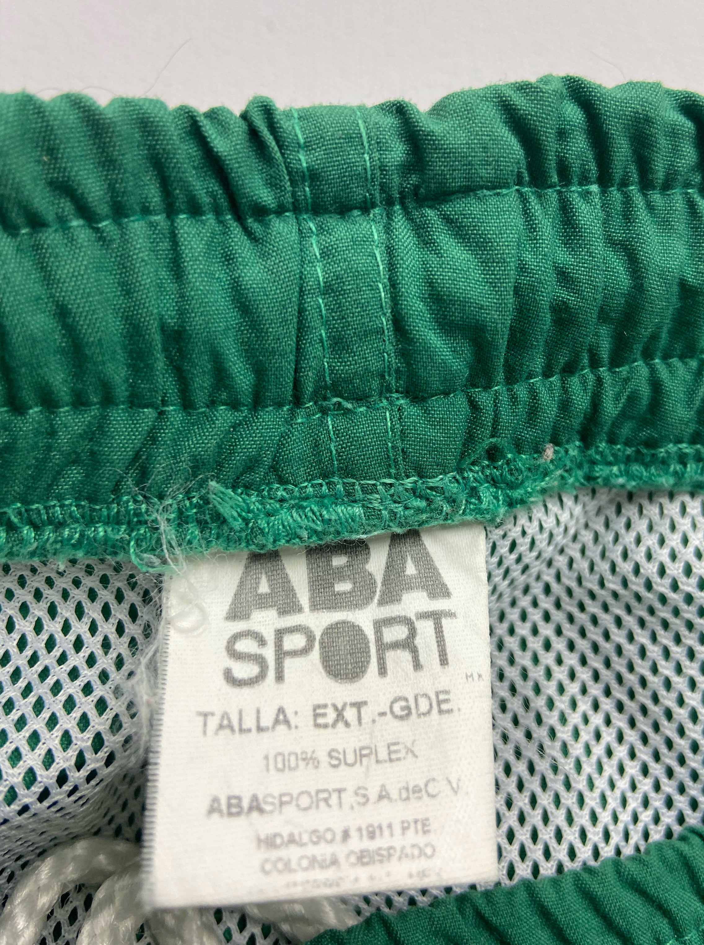 Shop 1998 MEXICO TRACKSUIT BOTTOMS (XL) ABA SPORT, classic football shirts, vintage football shirts & retro soccer jerseys at Cult Kits