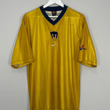Shop 2000/01 UNAM PUMAS AWAY SHIRT (L) NIKE, classic football shirts, vintage football shirts & retro soccer jerseys at Cult Kits