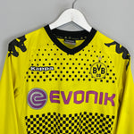 Shop 2011/12 DORTMUND LEWANDOWSKI #9 L/S HOME SHIRT (S) KAPPA, classic football shirts, vintage football shirts & retro soccer jerseys at Cult Kits