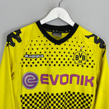 Shop 2011/12 DORTMUND LEWANDOWSKI #9 L/S HOME SHIRT (S) KAPPA, classic football shirts, vintage football shirts & retro soccer jerseys at Cult Kits
