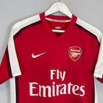 Shop 2008/10 ARSENAL HOME SHIRT (S) NIKE, classic football shirts, vintage football shirts & retro soccer jerseys at Cult Kits