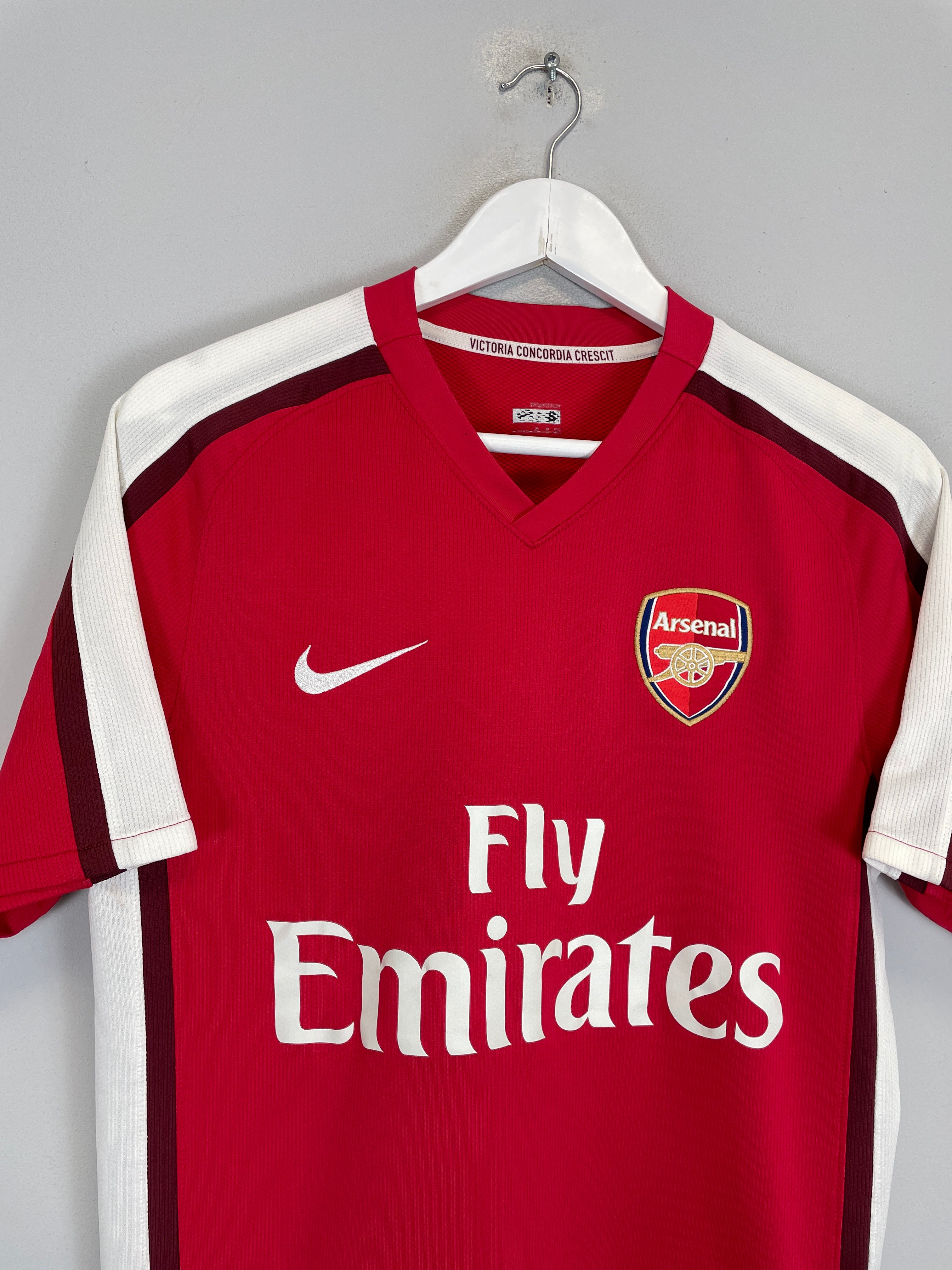 Shop 2008/10 ARSENAL HOME SHIRT (S) NIKE, classic football shirts, vintage football shirts & retro soccer jerseys at Cult Kits