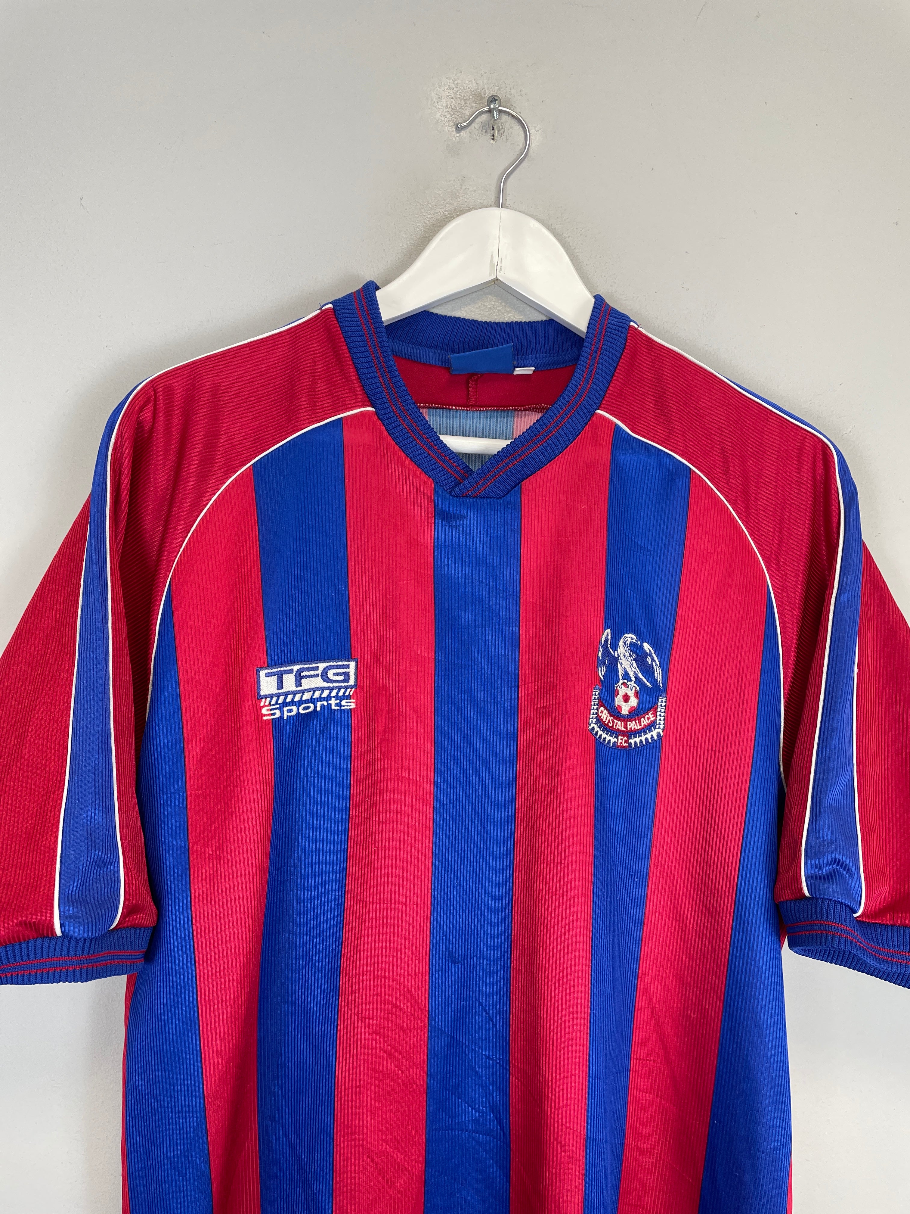 Shop 1999/00 CRYSTAL PALACE HOME SHIRT (M) TFG SPORTS, classic football shirts, vintage football shirts & retro soccer jerseys at Cult Kits