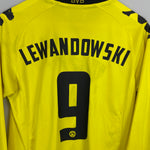 Shop 2011/12 DORTMUND LEWANDOWSKI #9 L/S HOME SHIRT (S) KAPPA, classic football shirts, vintage football shirts & retro soccer jerseys at Cult Kits