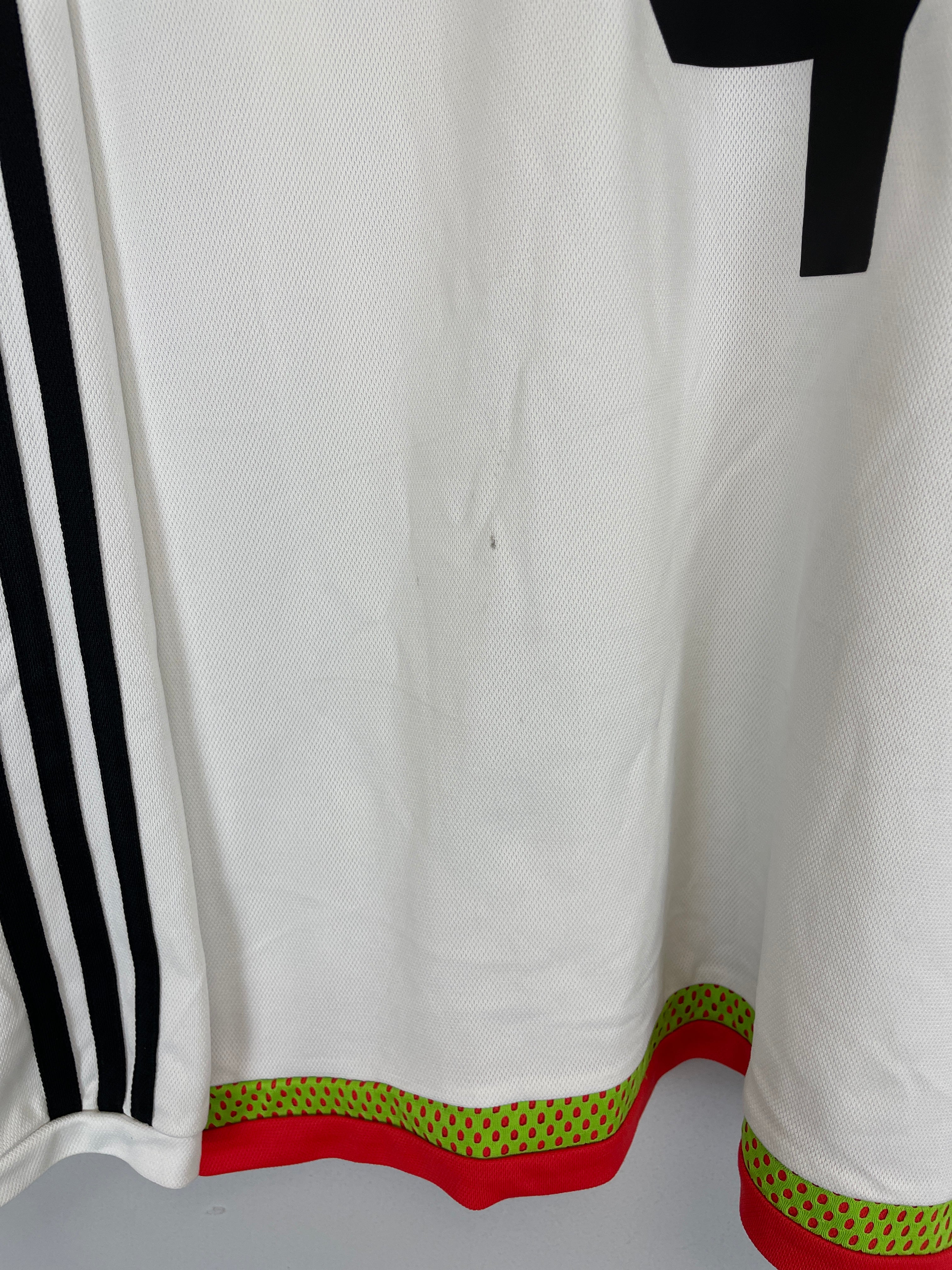 Shop 2014/15 MEXICO R.MARQUEZ #4 L/S AWAY SHIRT (M) ADIDAS, classic football shirts, vintage football shirts & retro soccer jerseys at Cult Kits