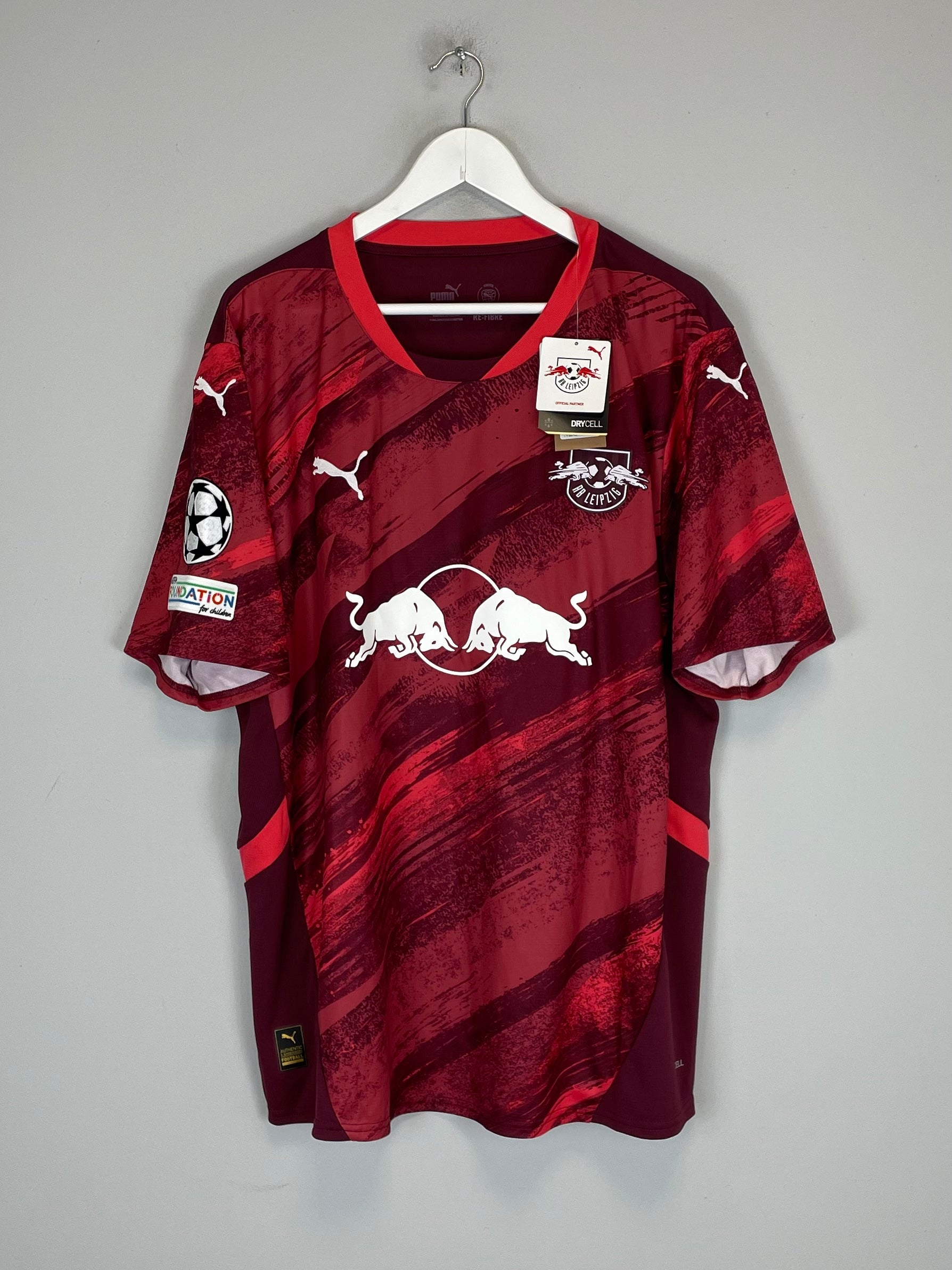 Shop 2024/25 RED BULL LEIPZIG OLMO #7 *BNWT* C/L AWAY SHIRT (XXL) PUMA, classic football shirts, vintage football shirts & retro soccer jerseys at Cult Kits
