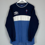 Shop 1998/99 CELTA VIGO SWEATSHIRT (S) UMBRO, classic football shirts, vintage football shirts & retro soccer jerseys at Cult Kits