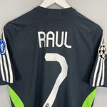 Shop 2007/08 REAL MADRID RAUL #7 C/L AWAY SHIRT (S) ADIDAS, classic football shirts, vintage football shirts & retro soccer jerseys at Cult Kits