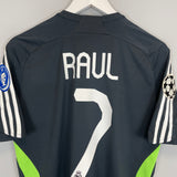 Shop 2007/08 REAL MADRID RAUL #7 C/L AWAY SHIRT (S) ADIDAS, classic football shirts, vintage football shirts & retro soccer jerseys at Cult Kits
