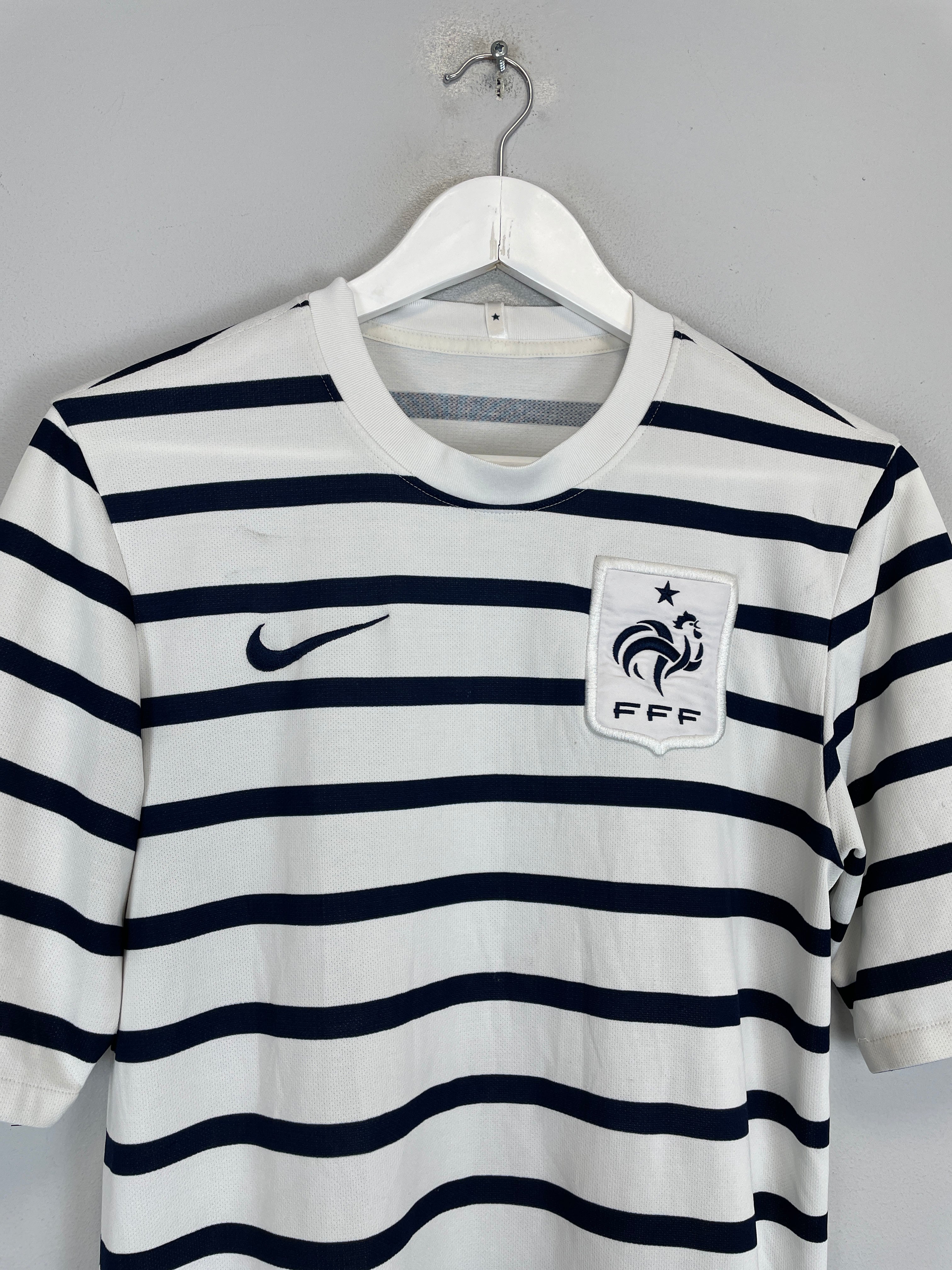 Shop 2011/12 FRANCE AWAY SHIRT (S) NIKE, classic football shirts, vintage football shirts & retro soccer jerseys at Cult Kits