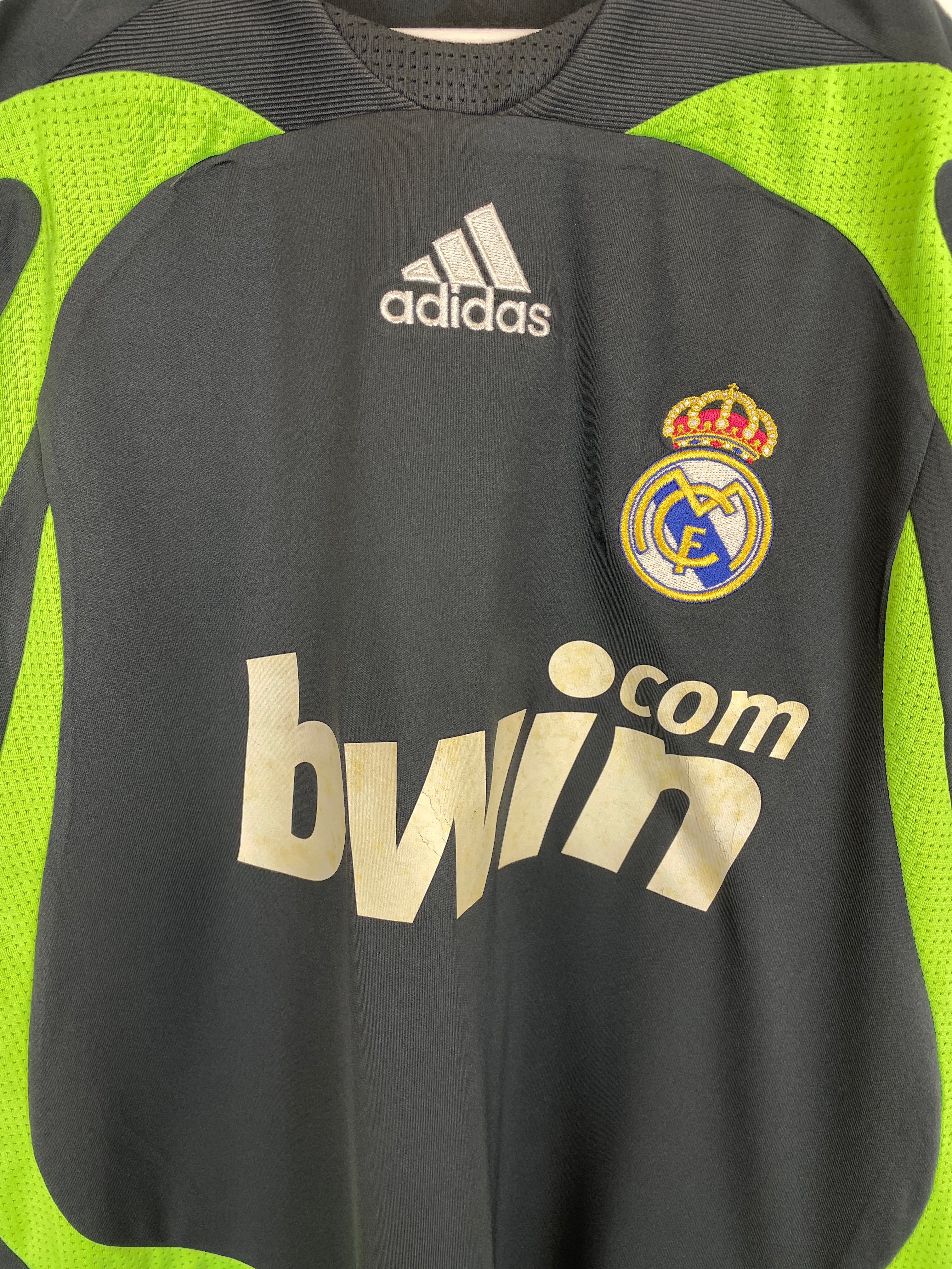 Shop 2007/08 REAL MADRID RAUL #7 C/L AWAY SHIRT (S) ADIDAS, classic football shirts, vintage football shirts & retro soccer jerseys at Cult Kits