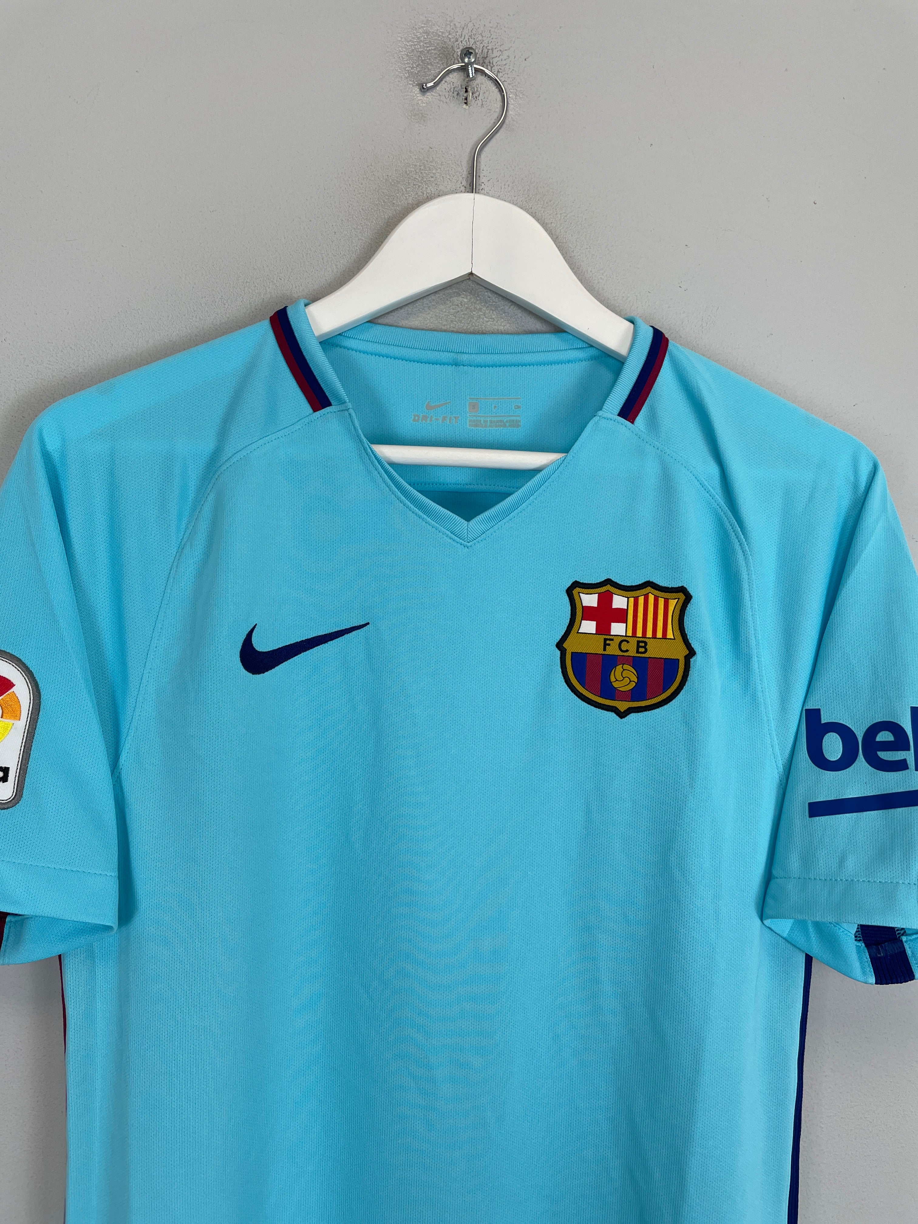 Shop 2017/18 BARCELONA MESSI #10 AWAY SHIRT (S) NIKE, classic football shirts, vintage football shirts & retro soccer jerseys at Cult Kits
