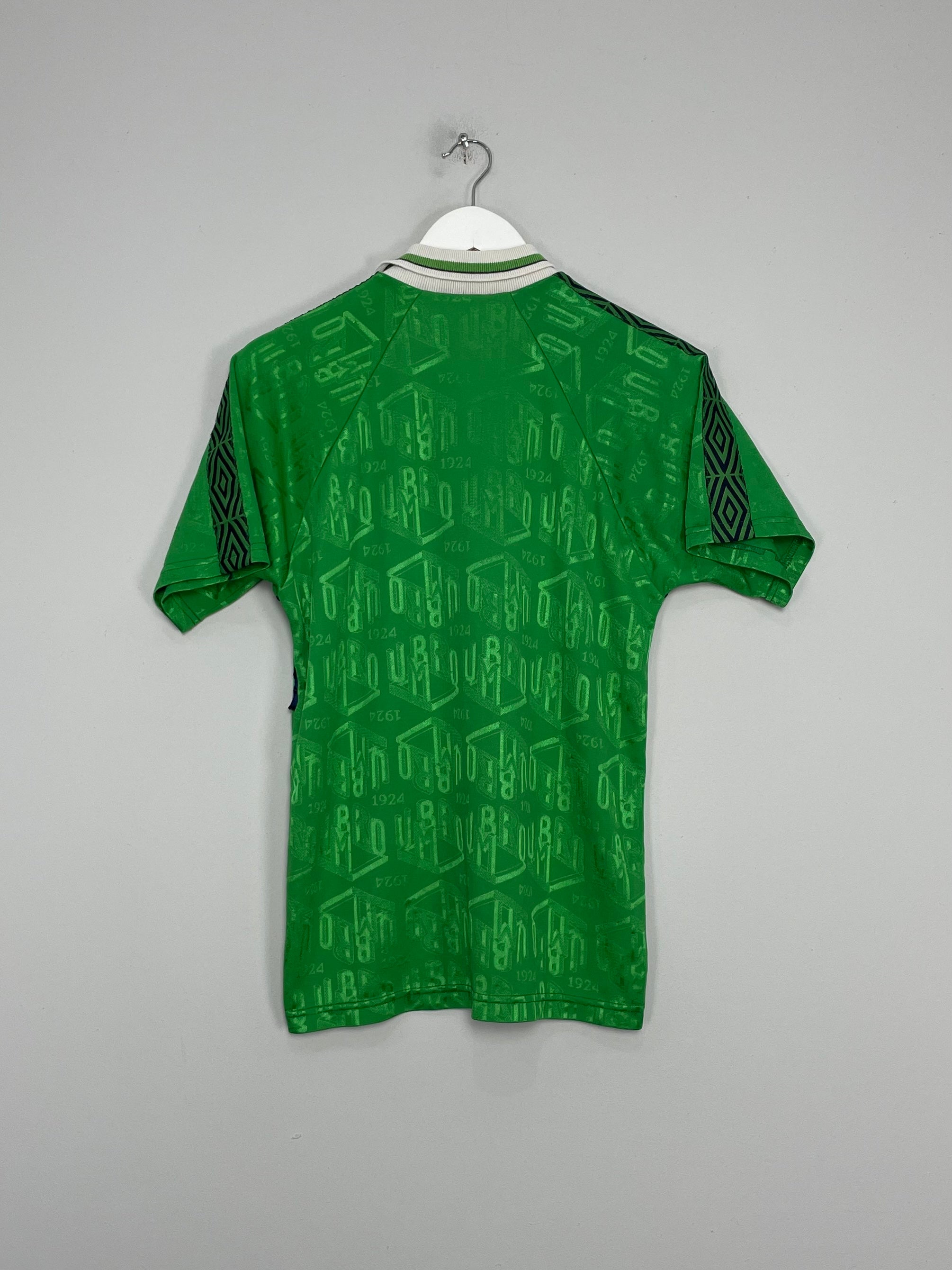 Shop 1994/95 NORTHERN IRELAND PROTOTYPE HOME SHIRT (S) UMBRO, classic football shirts, vintage football shirts & retro soccer jerseys at Cult Kits