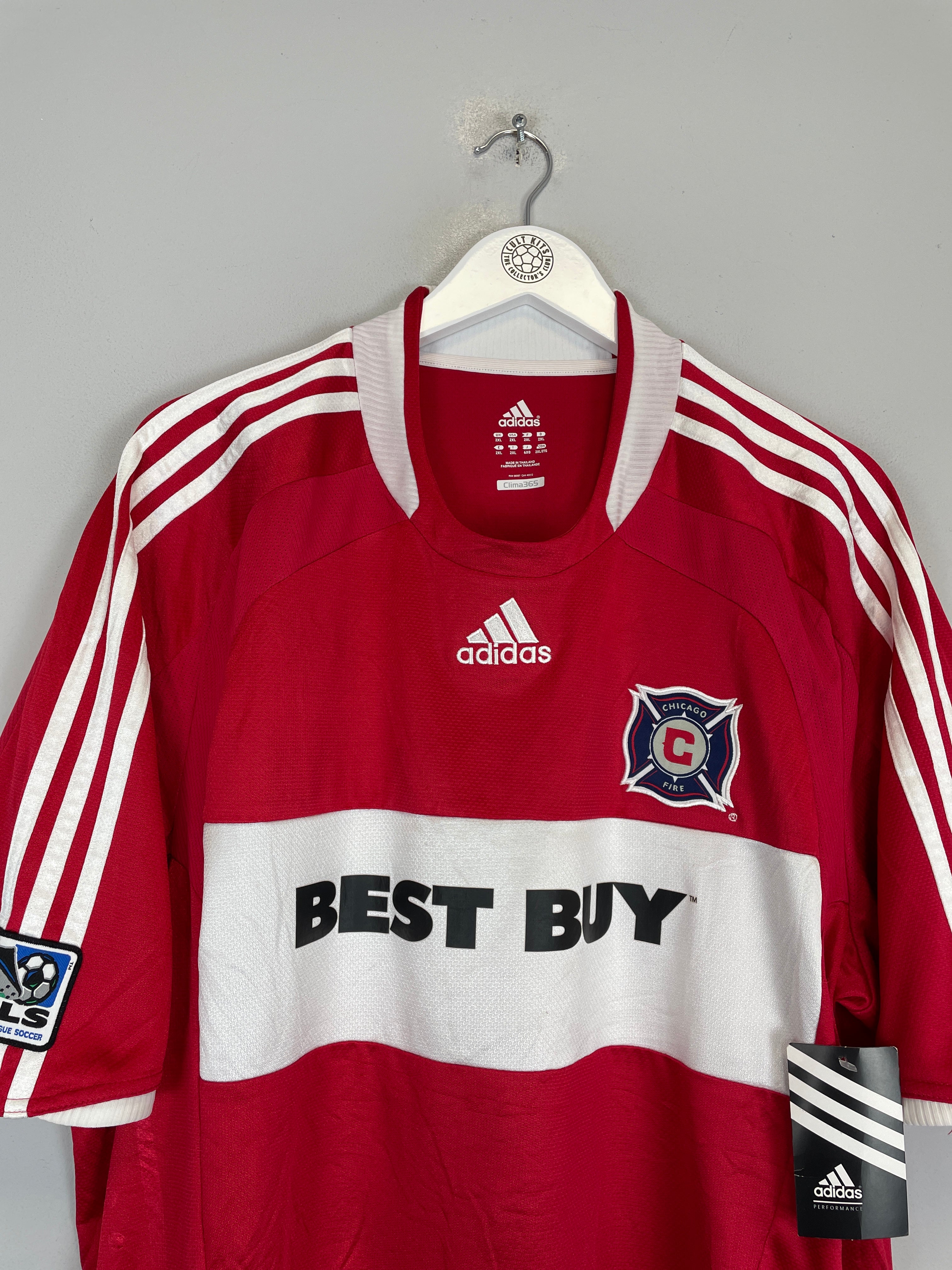 Shop 2008/09 CHICAGO FIRE *BNWT* HOME SHIRT (XXL) ADIDAS, classic football shirts, vintage football shirts & retro soccer jerseys at Cult Kits